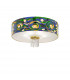 Emozione Glass Cylindrical Ceiling Light 6 Light 24 Carat Gold-1