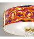 Emozione Glass Cylindrical Ceiling Light 6 Light 24 Carat Gold-3