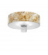 Emozione Glass Cylindrical Ceiling Light 6 Light Chrome-1