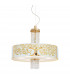 Emozione Glass Cylindrical Pendant Ceiling Light 6 Light 24 Carat Gold-1