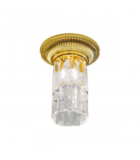 Milord Crystal Ceiling Light 24 Carat Gold-1