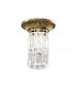 Milord Crystal Ceiling Light Antique Brass-1
