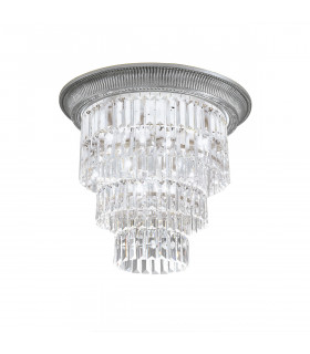 Milord Crystal Ceiling Light 4 Light Chrome-1
