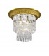 Milord Crystal Ceiling Light 4 Light 24 Carat Gold-1