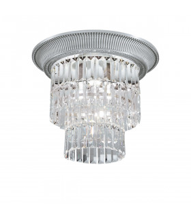 Milord Crystal Ceiling Light 4 Light Chrome-1