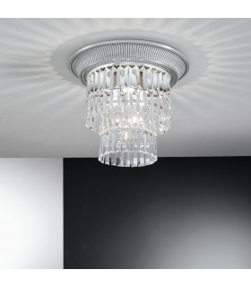 Milord Crystal Ceiling Light 4 Light Chrome-2