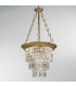 Milord Crystal Crystal Chandeliers 4 Light Antique Brass-2