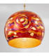 Luna Glass Dome Pendant Ceiling Light 24 Carat Gold-2