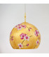 Luna Glass Dome Pendant Ceiling Light 24 Carat Gold-2