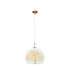 Luna Glass Dome Pendant Ceiling Light 24 Carat Gold-1