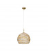 Luna Glass Dome Pendant Ceiling Light 24 Carat Gold-1