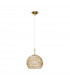 Luna Glass Dome Pendant Ceiling Light 24 Carat Gold-1