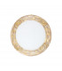 Serena Glass Decorative Flush Ceiling Light 3 Light 24 Carat Gold-1