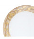 Serena Glass Decorative Flush Ceiling Light 3 Light 24 Carat Gold-3