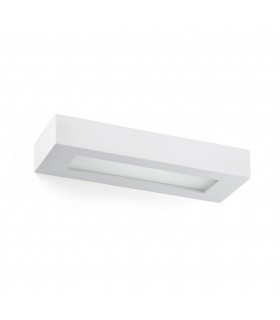 2 Light Up & Down Wall Light White Plaster, E14 - 1
