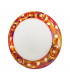 Serena Glass Decorative Flush Ceiling Light 4 Light 24 Carat Gold-1