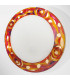 Serena Glass Decorative Flush Ceiling Light 4 Light 24 Carat Gold-2