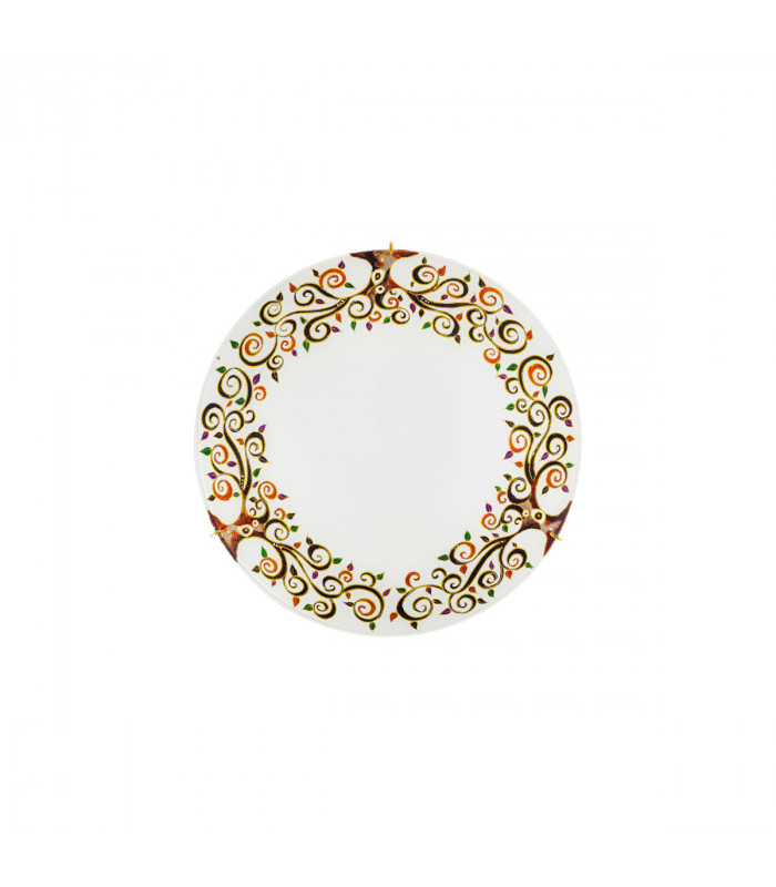 Serena Glass Decorative Flush Ceiling Light 2 Light 24 Carat Gold-1