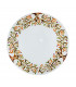 Serena Glass Decorative Flush Ceiling Light 3 Light 24 Carat Gold-1