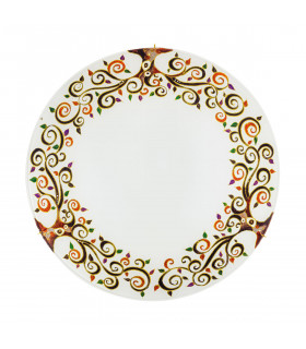 Serena Glass Decorative Flush Ceiling Light 4 Light 24 Carat Gold-1