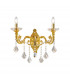 Contarini Crystal Crystal Candle Wall Lamp 2 Light 24 Carat Gold-1