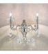 Contarini Crystal Crystal Candle Wall Lamp 2 Light Chrome-2
