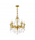 Contarini Crystal Crystal Multi Arm Chandeliers 5 Light French Gold-1