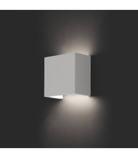 1 Light Up & Down Wall Light White Plaster, G9 - 2