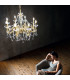 Contarini Crystal Crystal Multi Arm Chandeliers 8 Light 24 Carat Gold-3