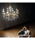 Contarini Crystal Crystal Multi Arm Chandeliers 8 Light Antique Brass-3