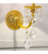Pisani Crystal Crystal Candle Wall Lamp French Gold-3