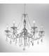 Pisani Crystal Crystal Multi Arm Chandeliers 5 Light Chrome-2