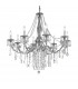 Pisani Crystal Crystal Multi Arm Chandeliers 8 Light Chrome-1