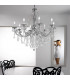 Pisani Crystal Crystal Multi Arm Chandeliers 8 Light Chrome-3