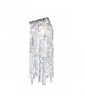 Prisma Crystal Ceiling Light Chrome-1