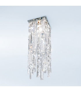 Prisma Crystal Ceiling Light Chrome-2