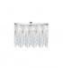 Prisma Crystal Ceiling Light 3 Light Chrome-1