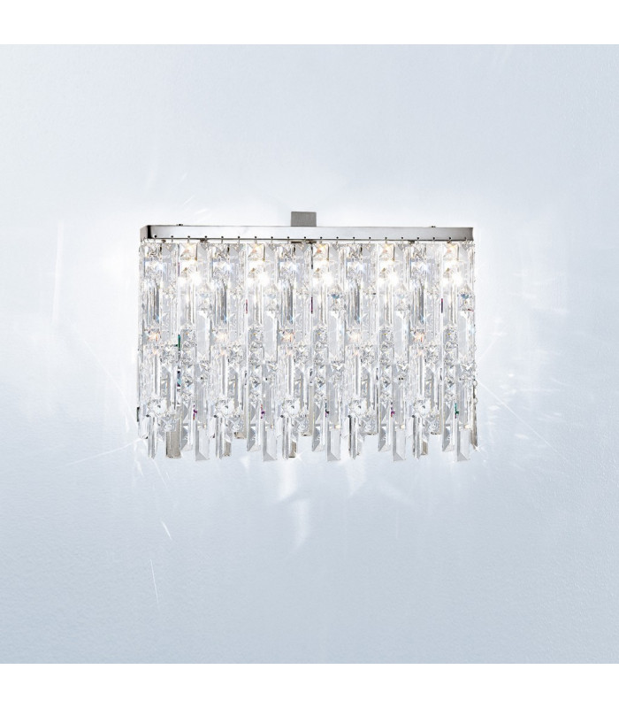 Prisma Crystal Ceiling Light 3 Light Chrome-2