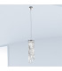 Prisma Crystal Pendant Ceiling Light Chrome-2