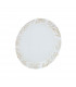 Serena Glass Decorative Flush Ceiling Light 2 Light 24 Carat Gold-1