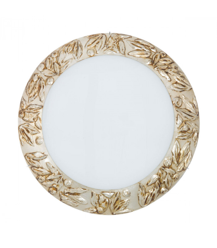 Serena Glass Decorative Flush Ceiling Light 3 Light Chrome-1