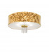 Emozione Glass Cylindrical Ceiling Light 6 Light 24 Carat Gold-1