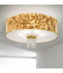 Emozione Glass Cylindrical Ceiling Light 6 Light 24 Carat Gold-2
