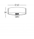 Emozione Glass Cylindrical Ceiling Light 6 Light 24 Carat Gold-3
