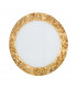 Serena Glass Decorative Flush Ceiling Light 4 Light 24 Carat Gold-1