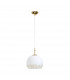 Luna Glass Dome Pendant Ceiling Light 24 Carat Gold-1
