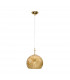 Luna Glass Dome Pendant Ceiling Light 24 Carat Gold-1