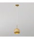 Luna Glass Dome Pendant Ceiling Light 24 Carat Gold-2
