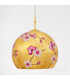 Luna Glass Dome Pendant Ceiling Light 24 Carat Gold-2
