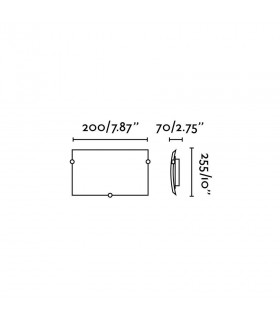 1 Light Indoor Glass Wall Light Matt Nickel, E27 - 2